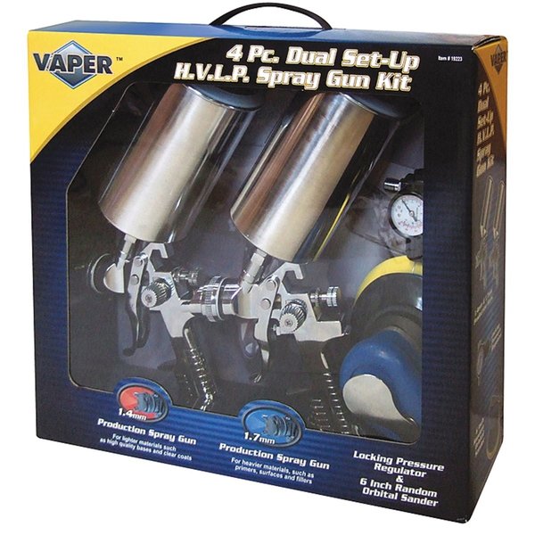 Titan Â® 4-Piece HVLP Dual Set-Up Spray Gun Kit 19223